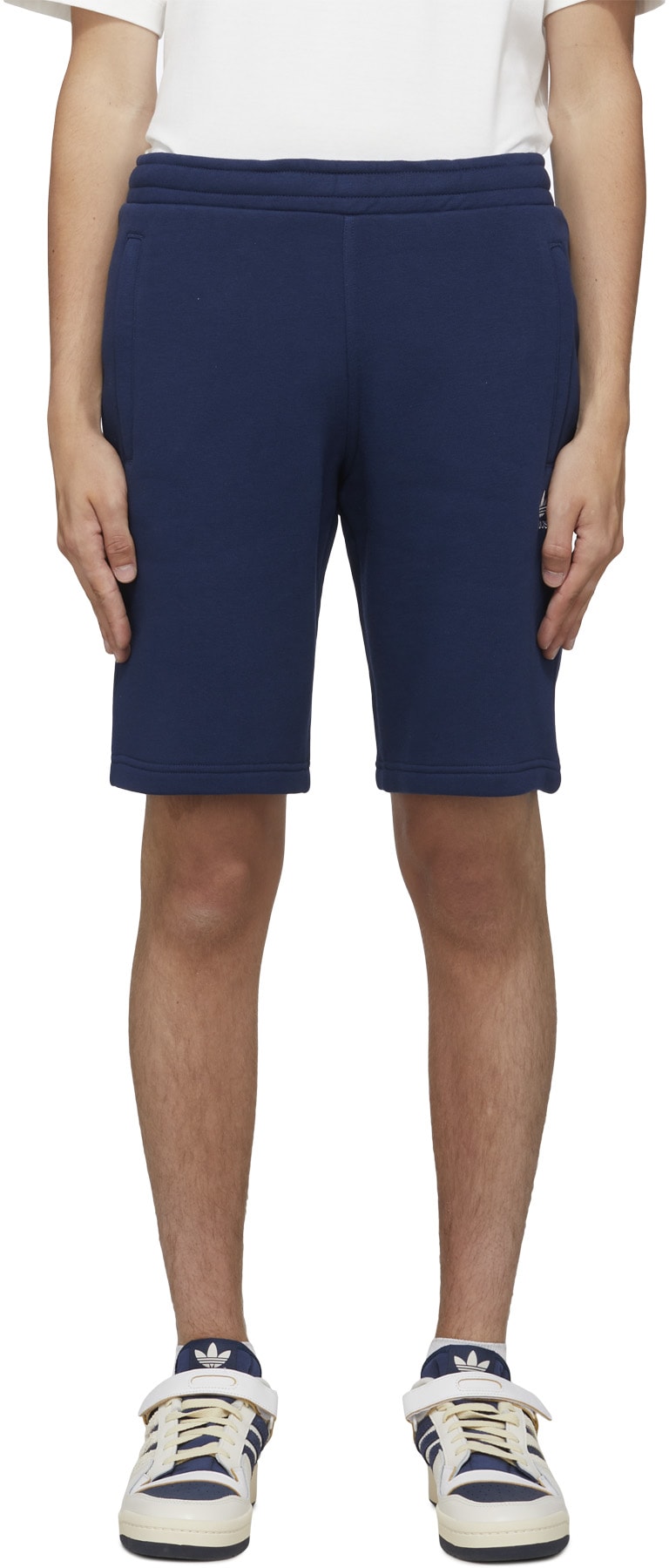 adidas Originals: Blue Adicolor Essentials Trefoil Short - 1