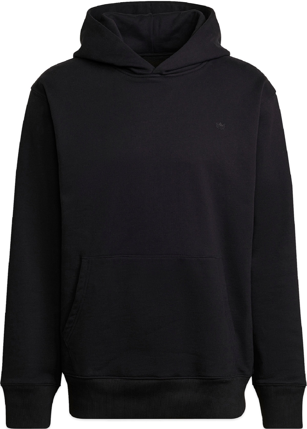 adidas Originals: Black Adicolor Contempo Hoodie - 1