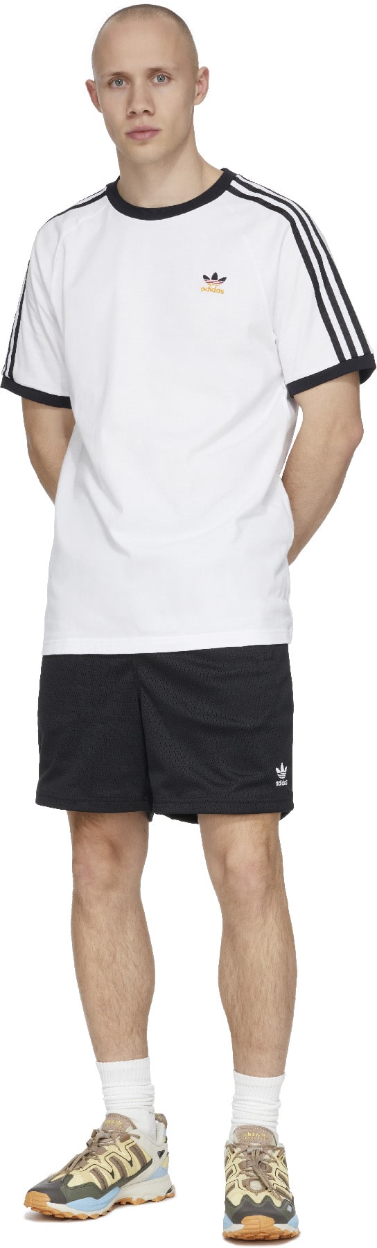 adidas Originals: Blanc T-Shirt 3-Stripes Blanc - 4