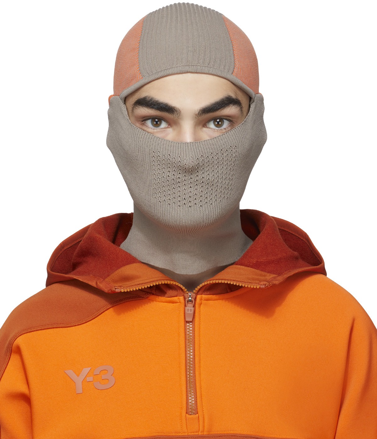 Y-3: Brown Snood - 1