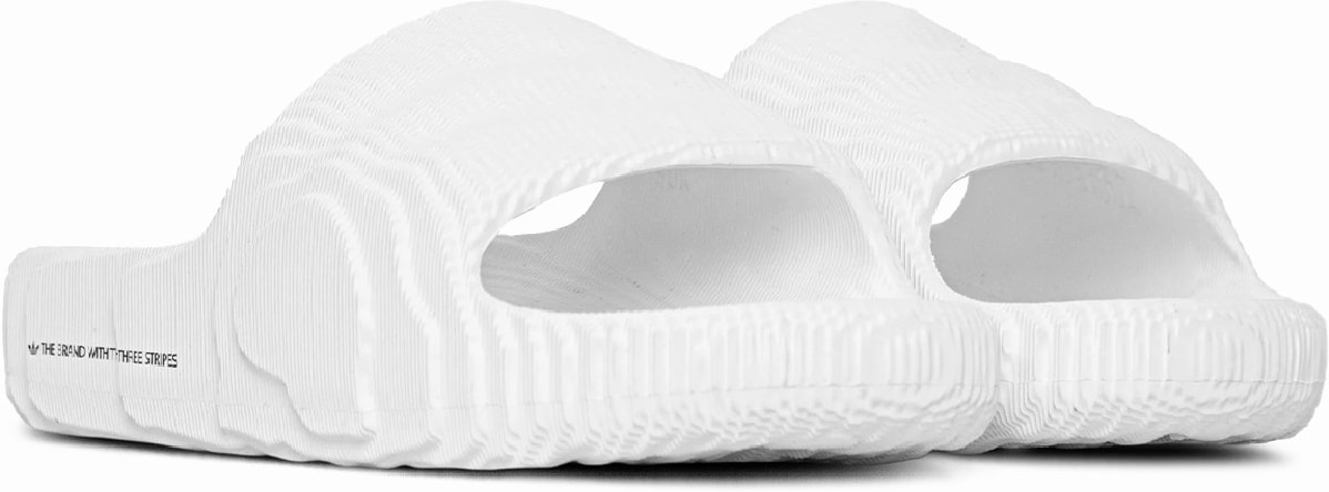 adidas Originals: White Adilette 22 - 3