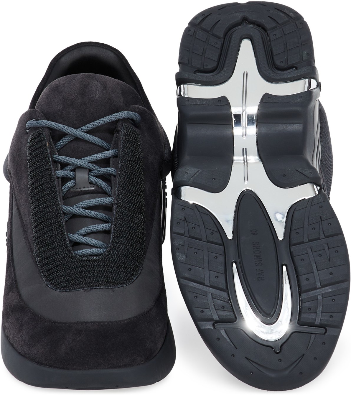 Raf Simons: Gris Raf Simons Runner Antei Gris - 6