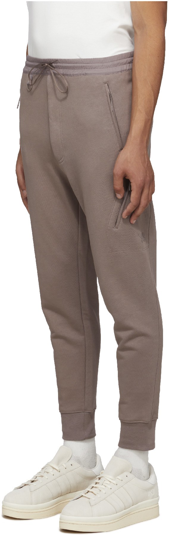 Y-3: Brown Classic DWR Terry Utility Pants - 2