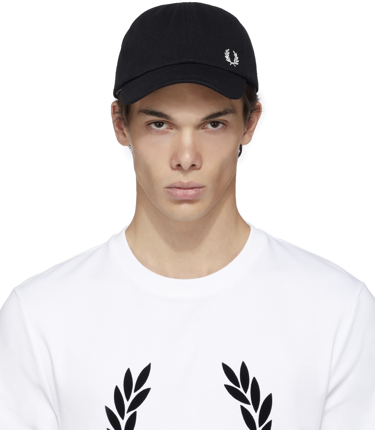 Fred Perry: Noir Casquette Classique en Piqué Noir - 1