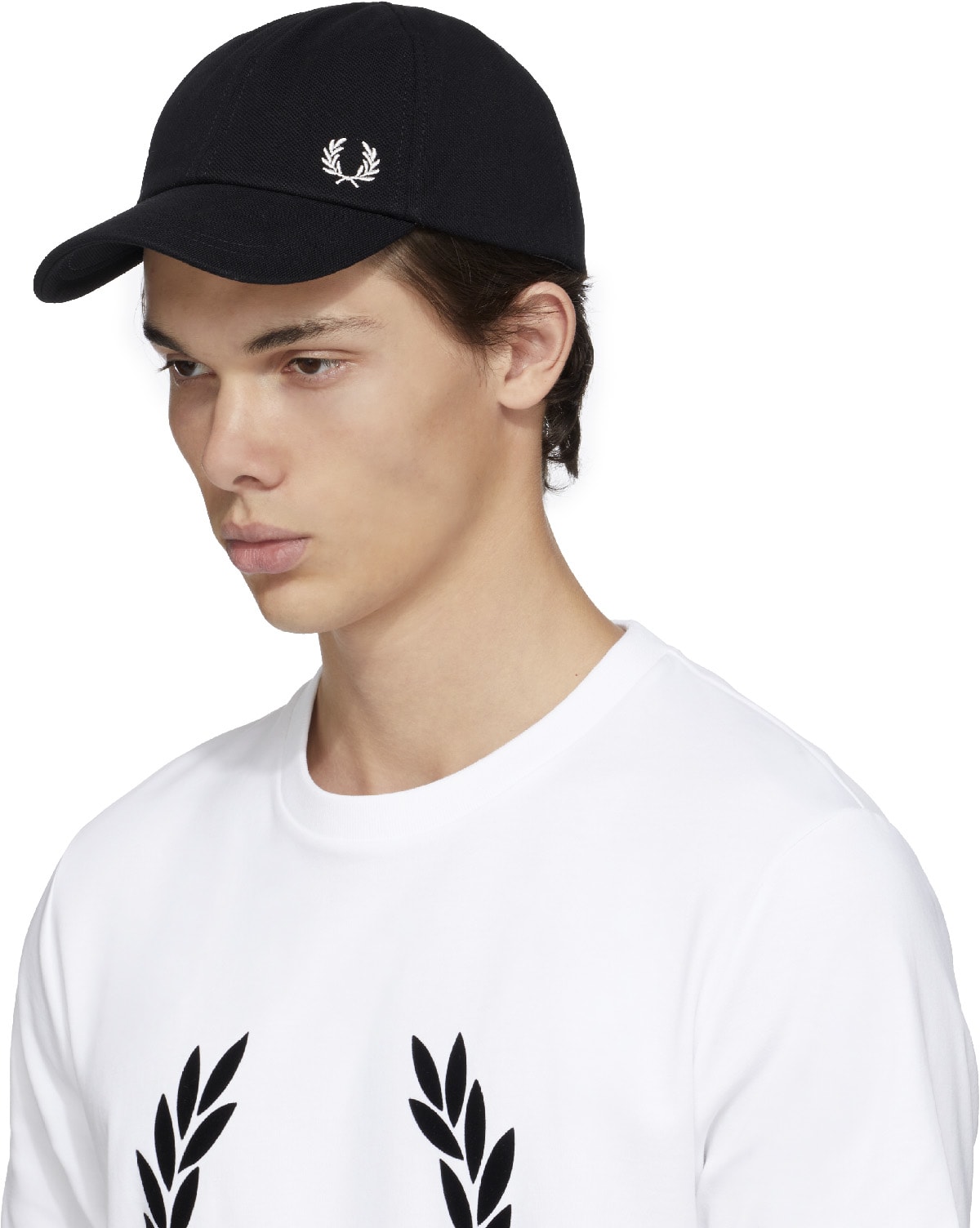 Fred Perry: Noir Casquette Classique en Piqué Noir - 2