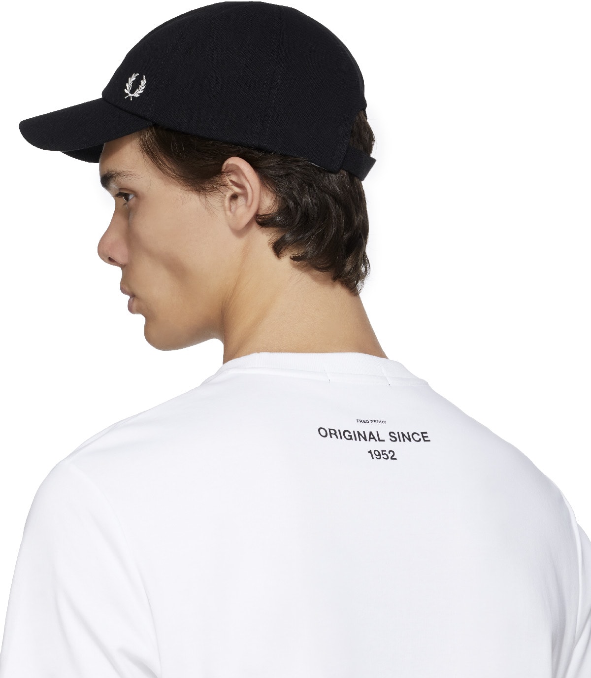 Fred Perry: Noir Casquette Classique en Piqué Noir - 3