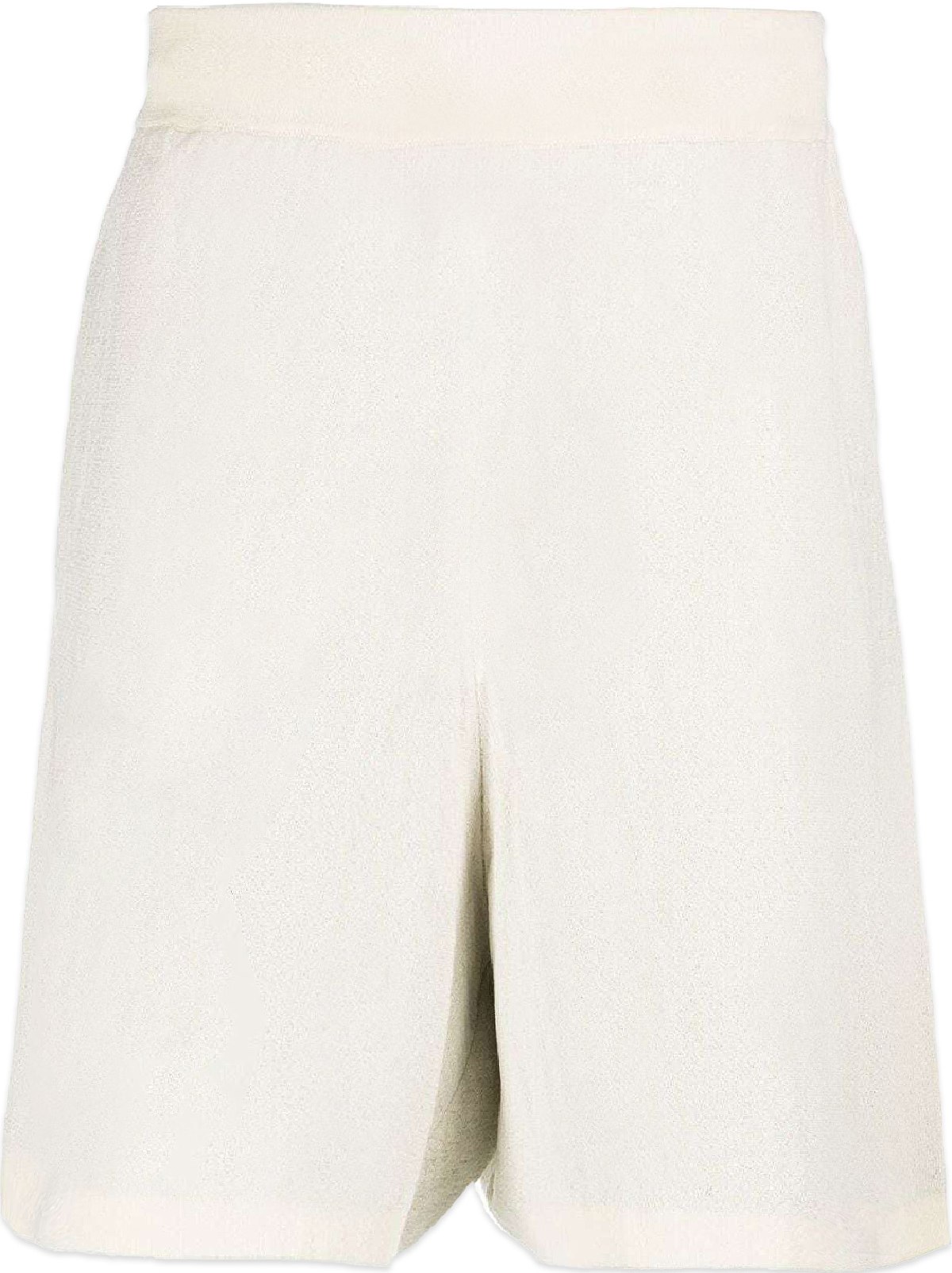 Y-3: White Logo Knit Shorts - 2