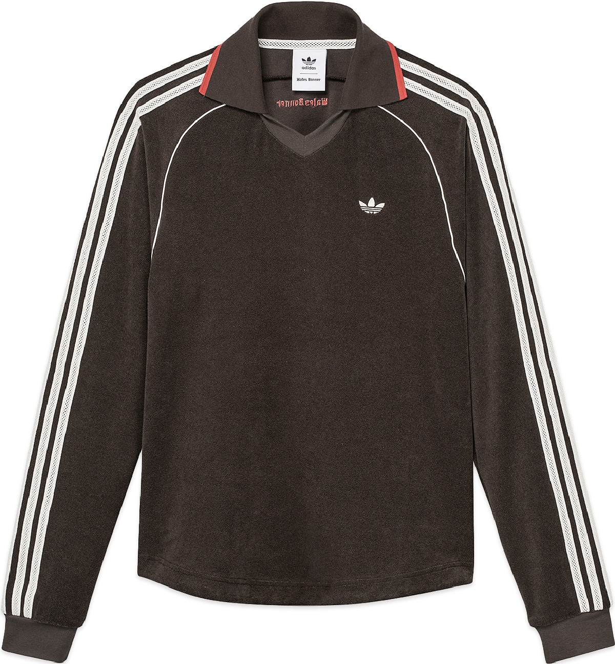 adidas Originals: Brun T-Shirt à Manches Longues Wales Bonner Brun - 1