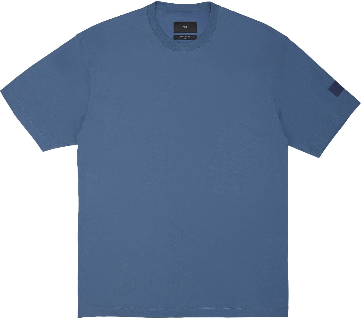 Y-3: Blue Relaxed Short Sleeve T-Shirt - 1