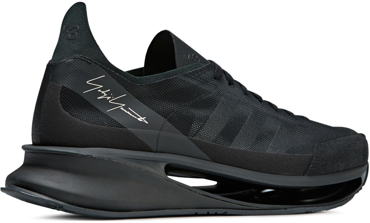 Y-3: Noir S-Geno Run Noir - 4