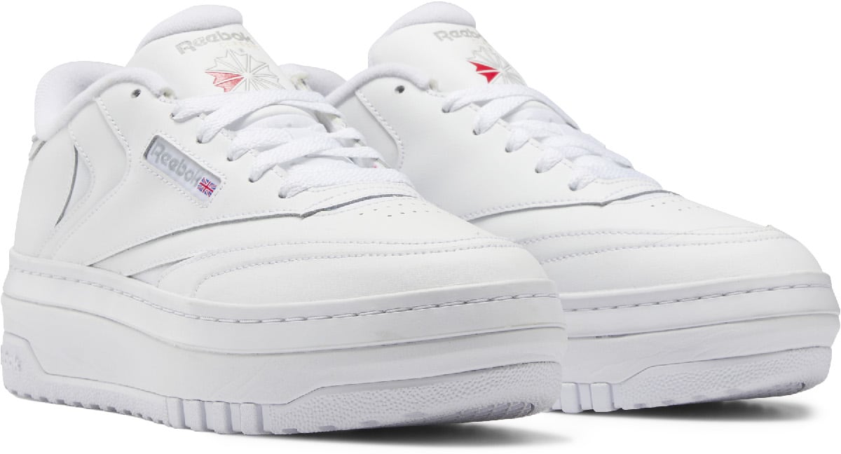 Reebok: Blanc Club C Extra Blanc - 3