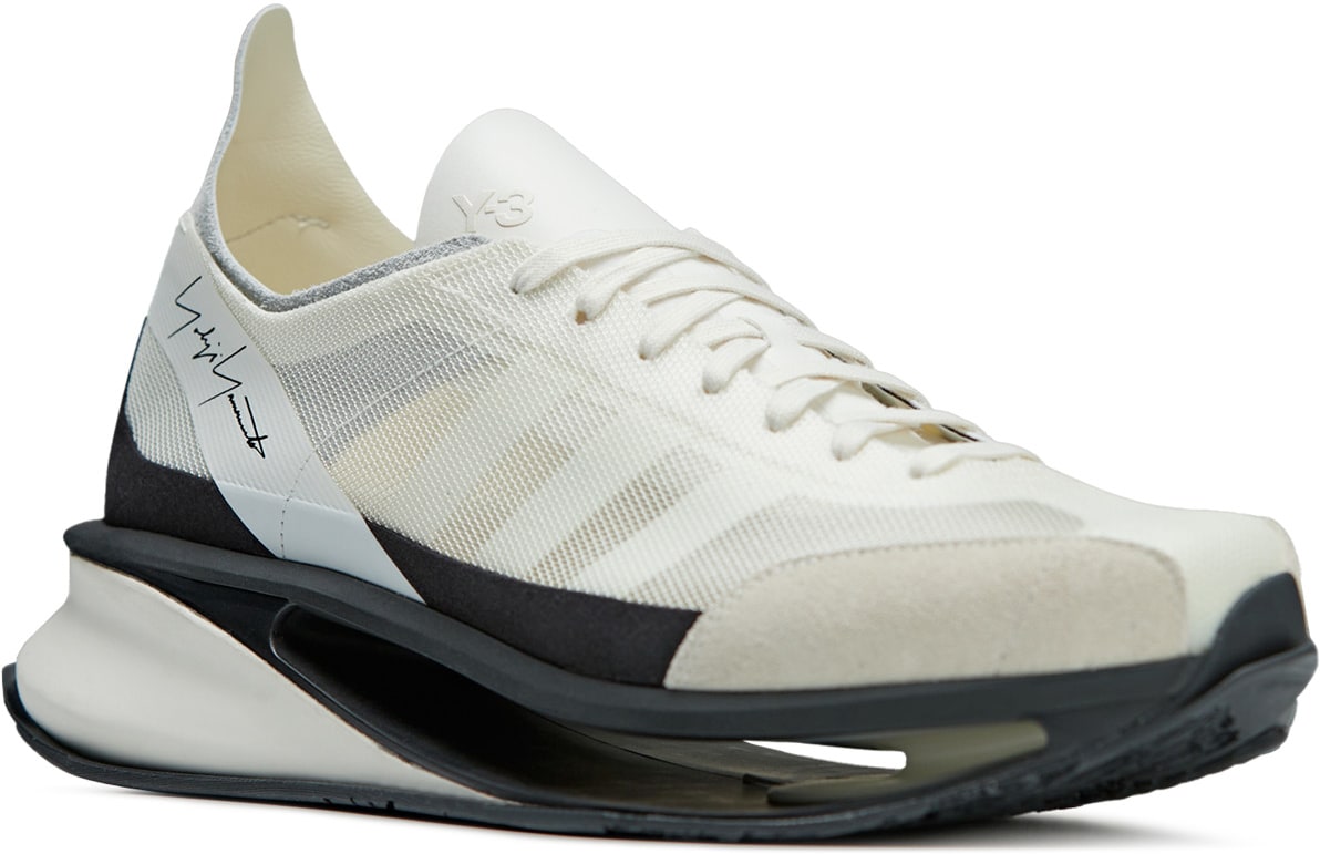 Y-3: White S-Geno Run - 3