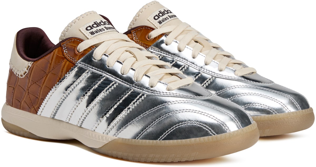 adidas Originals: Silver Wales Bonner MN Samba Metallic - 3