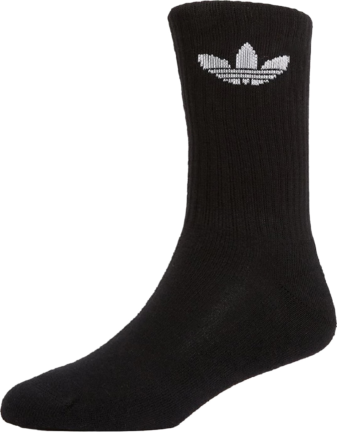 adidas Originals: Noir Ensemble de Six Paires de Chaussettes Trefoil Cushion Noir - 2