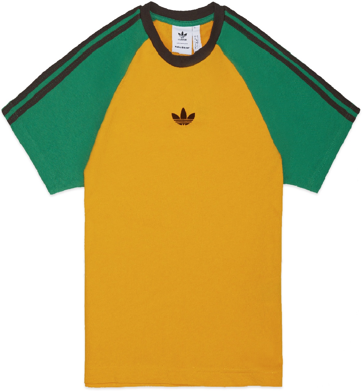 adidas Originals: Or T-Shirt à Manches Courtes Wales Bonner Or - 1