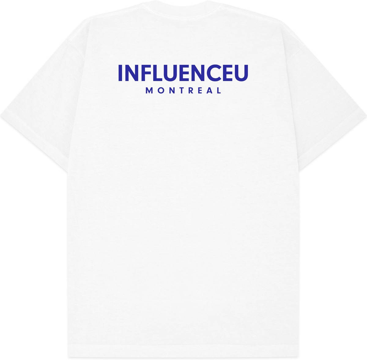 influenceu: White Heavy Jersey Logo T-Shirt - 2