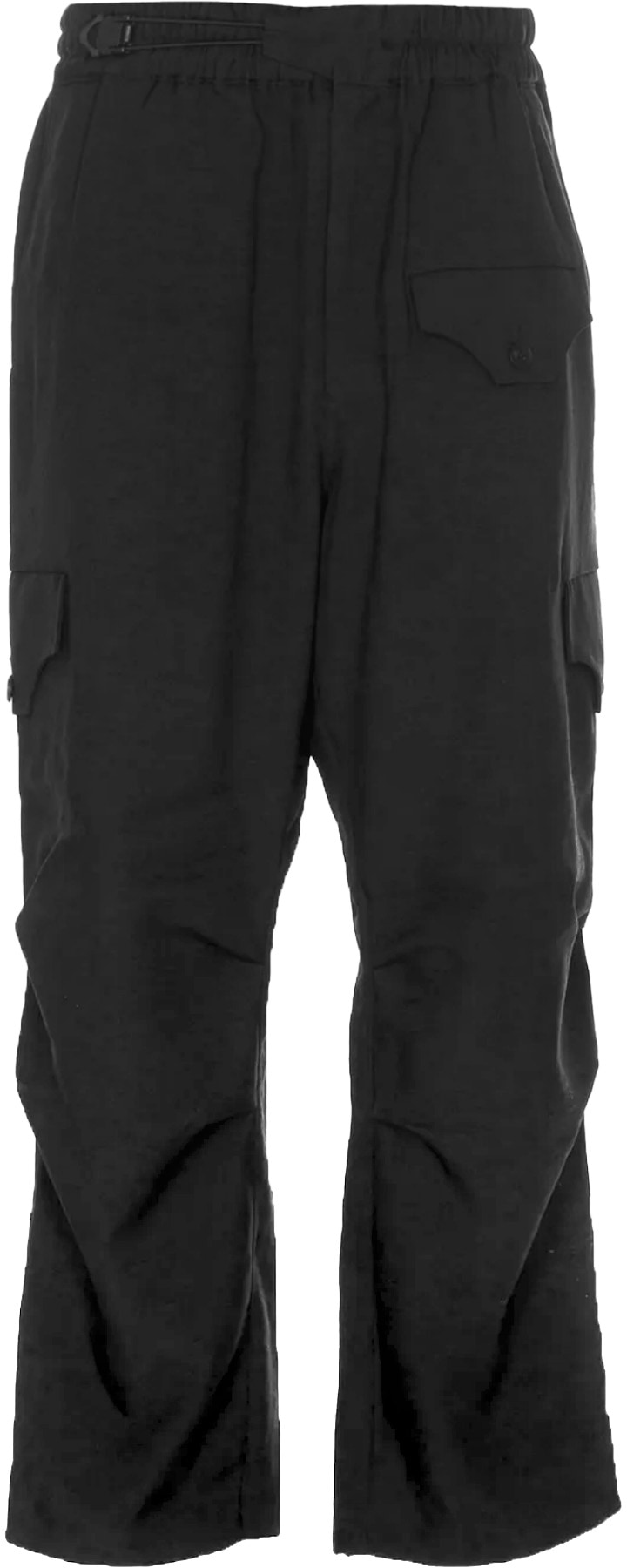 Y-3: Noir Pantalon droit Sport Uniform Noir - 1