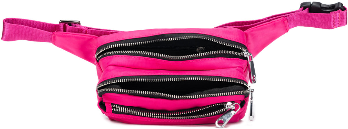 influenceu: Pink Logo Fanny Pack - 2