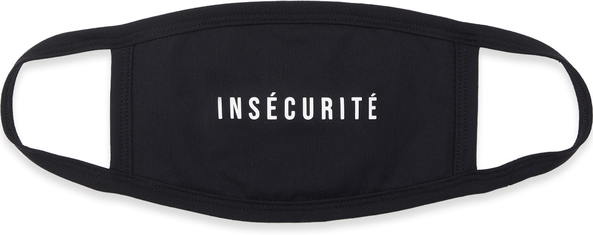 influenceu: Black 'Insecurite' Mask - 1