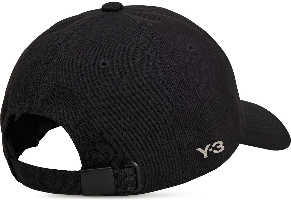 Y-3: Black Morphed Cap - 2