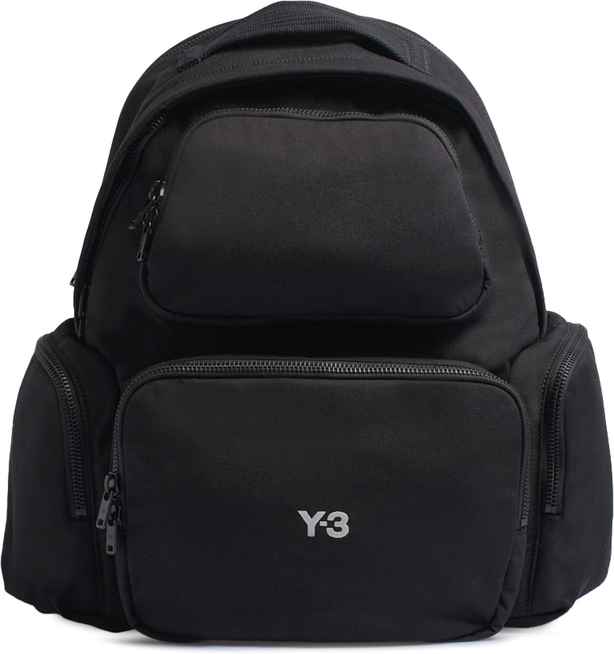 Y-3: Black Backpack - 1