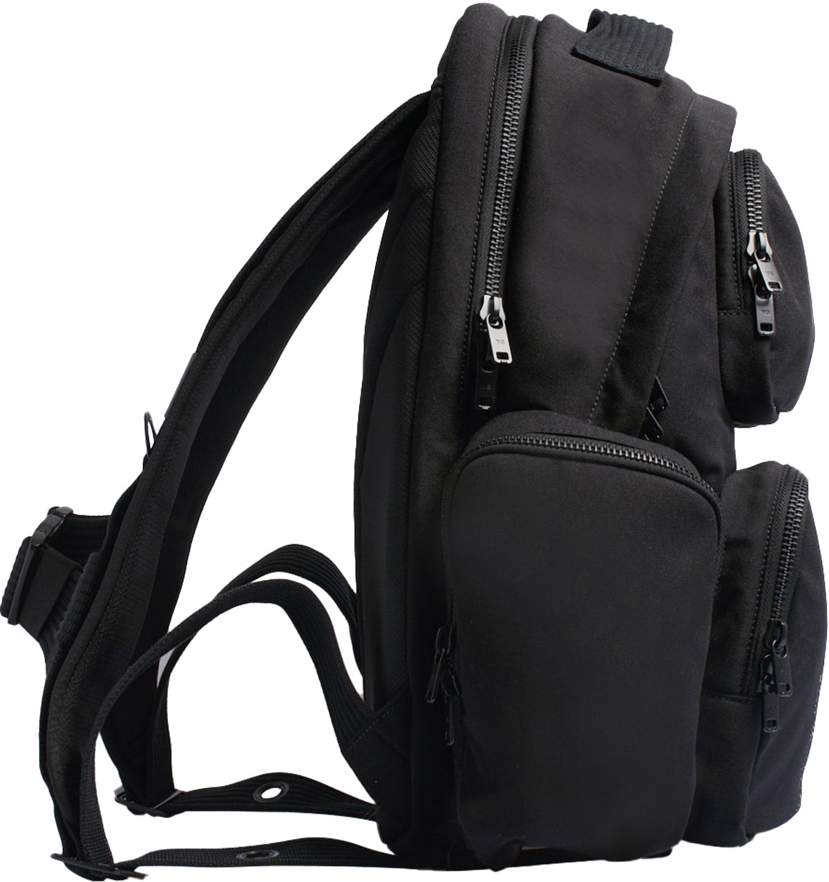 Y-3: Black Backpack - 2