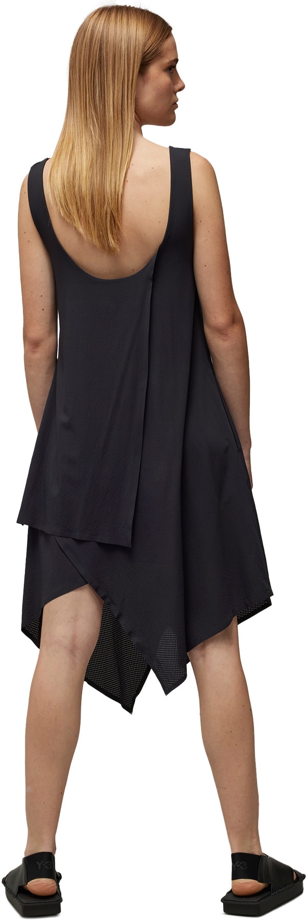 Y-3: Black Nylon Tank Top Dress - 3