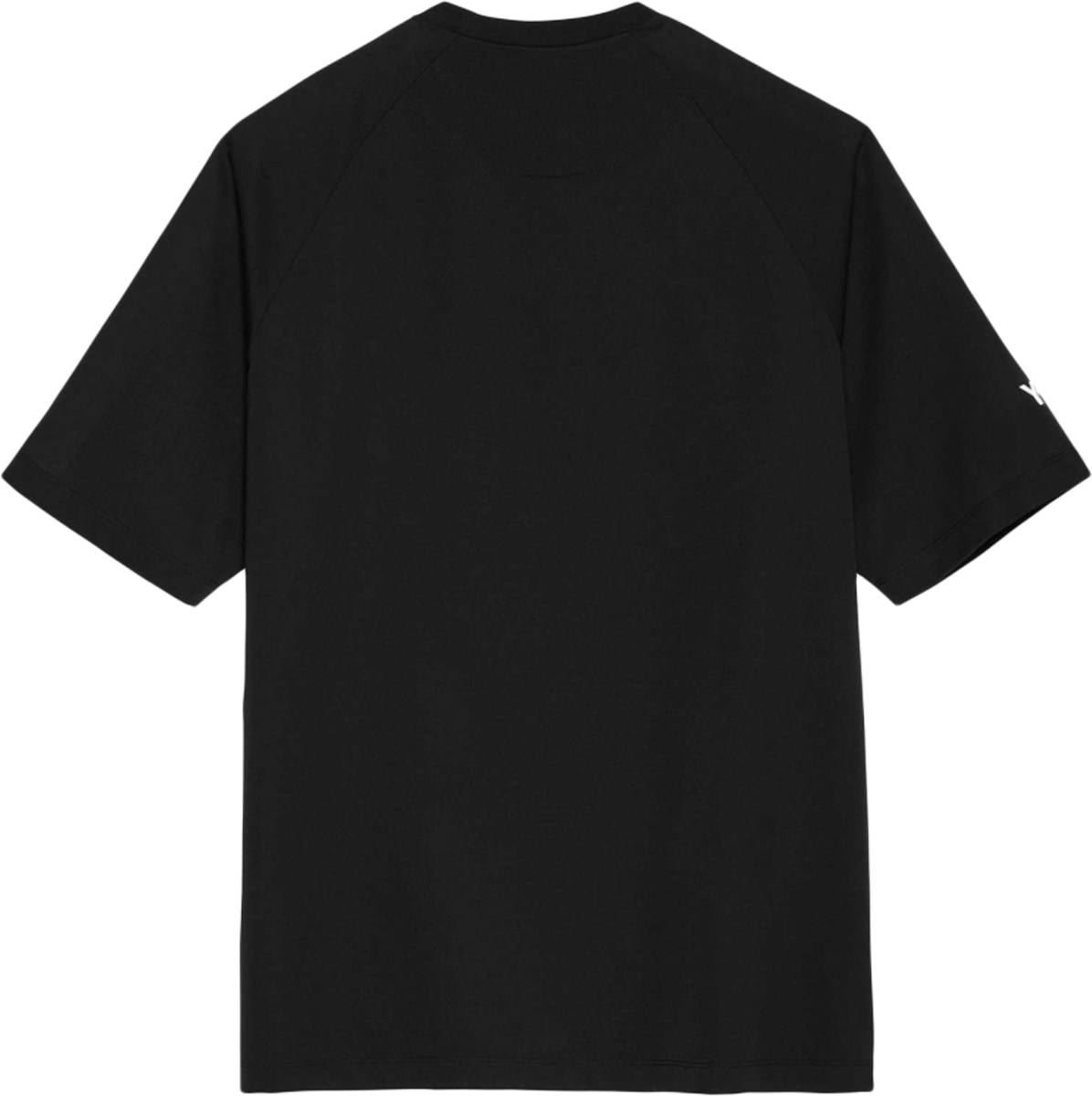 Y-3: Noir T-Shirt à 3 bandes Noir - 2