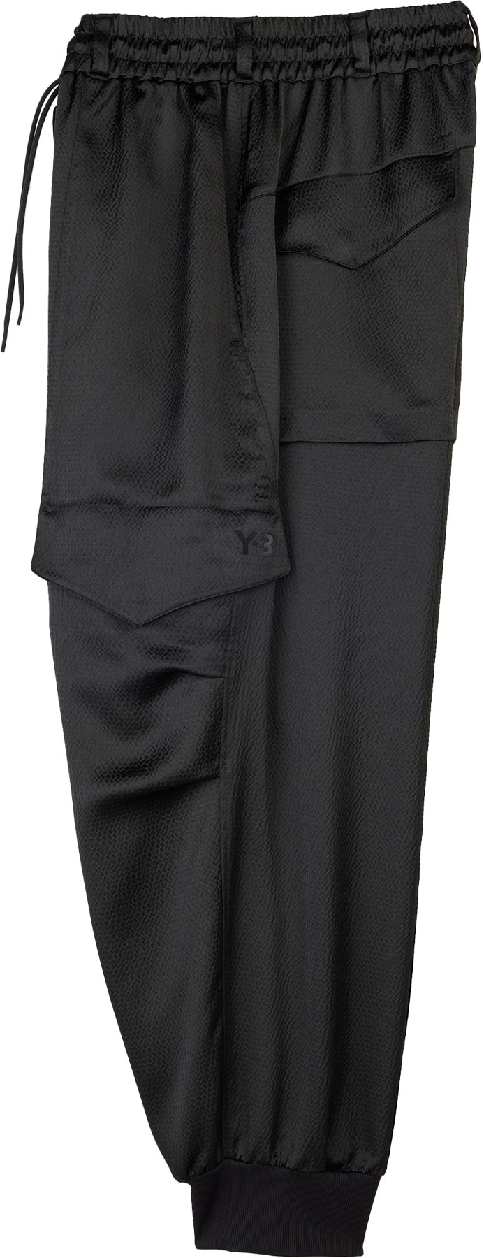 Y-3: Noir Tech Seersucker Cargo Pants Noir - 2