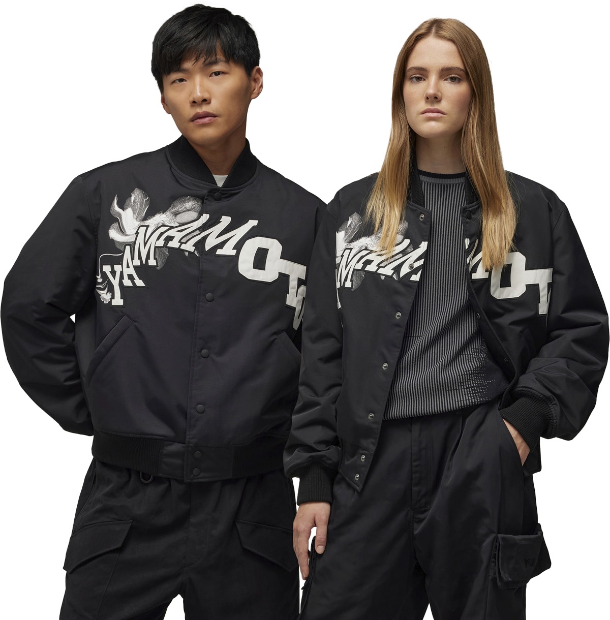 Y-3: Black Team Jacket - 3