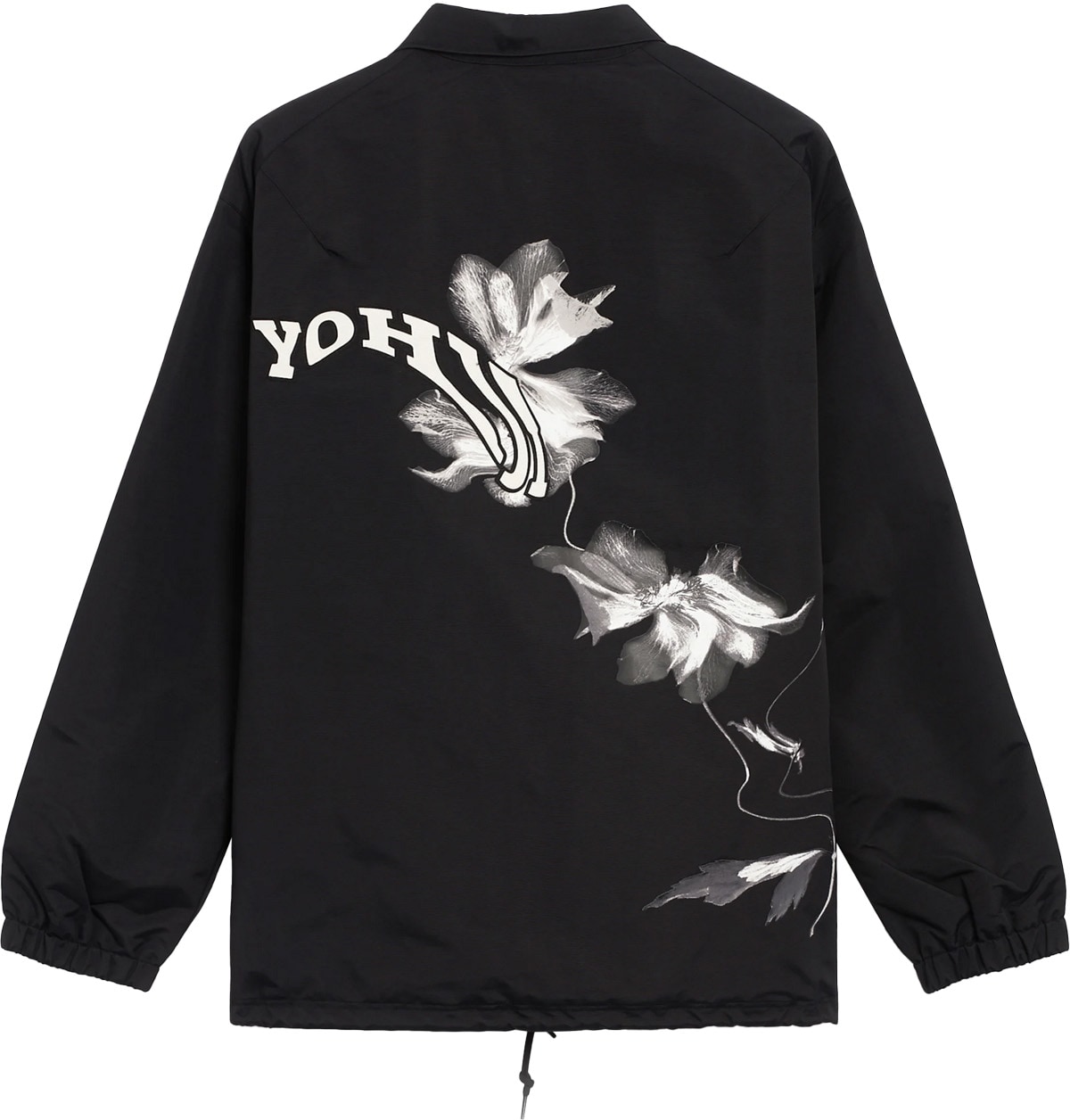 Y-3: Noir Veste Coach en nylon Noir - 2