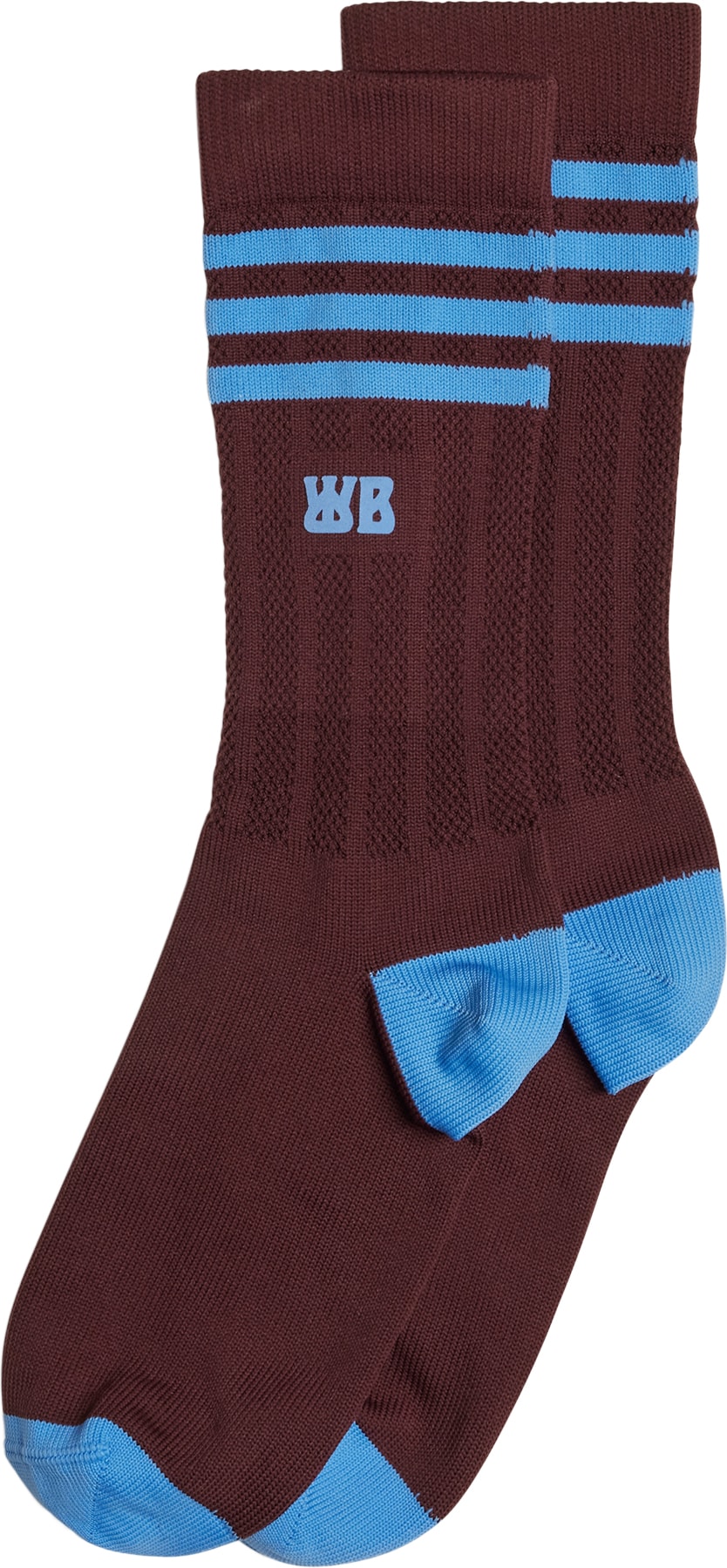 adidas Originals: Brown Wales Bonner Crew Socks (Pack of Two) - 1