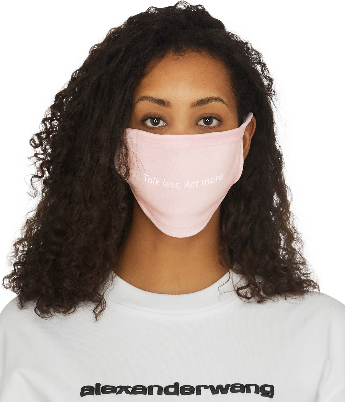 influenceu: Pink 'Talk Less' Mask - 2