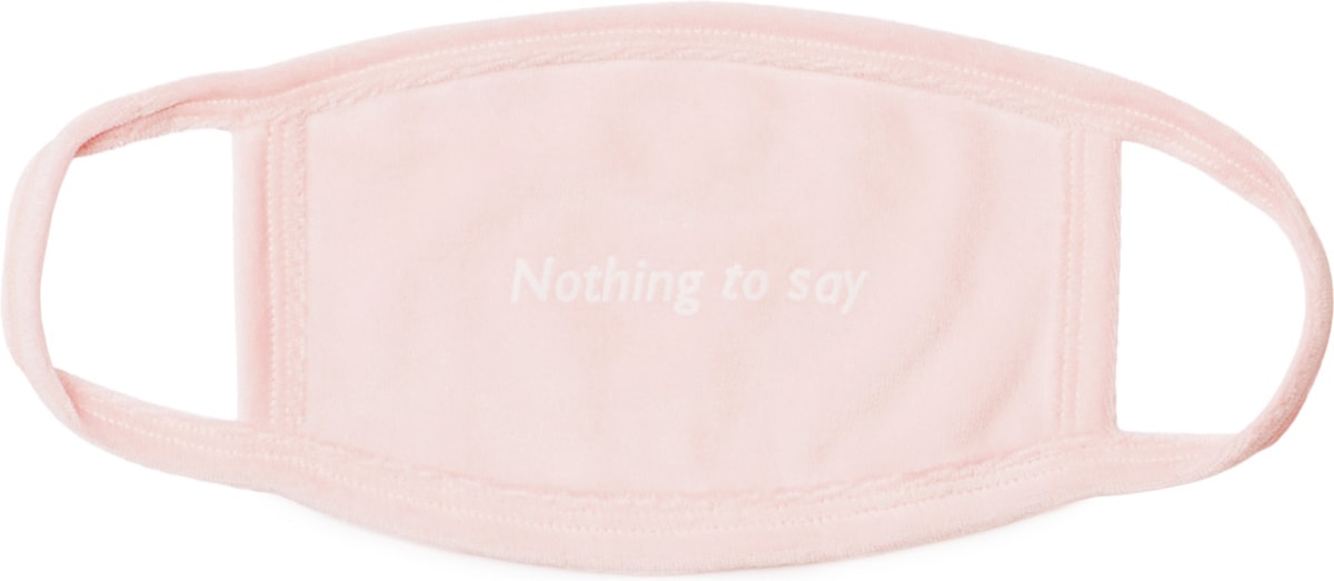 influenceu: Pink 'Nothing To Say' Mask - 1