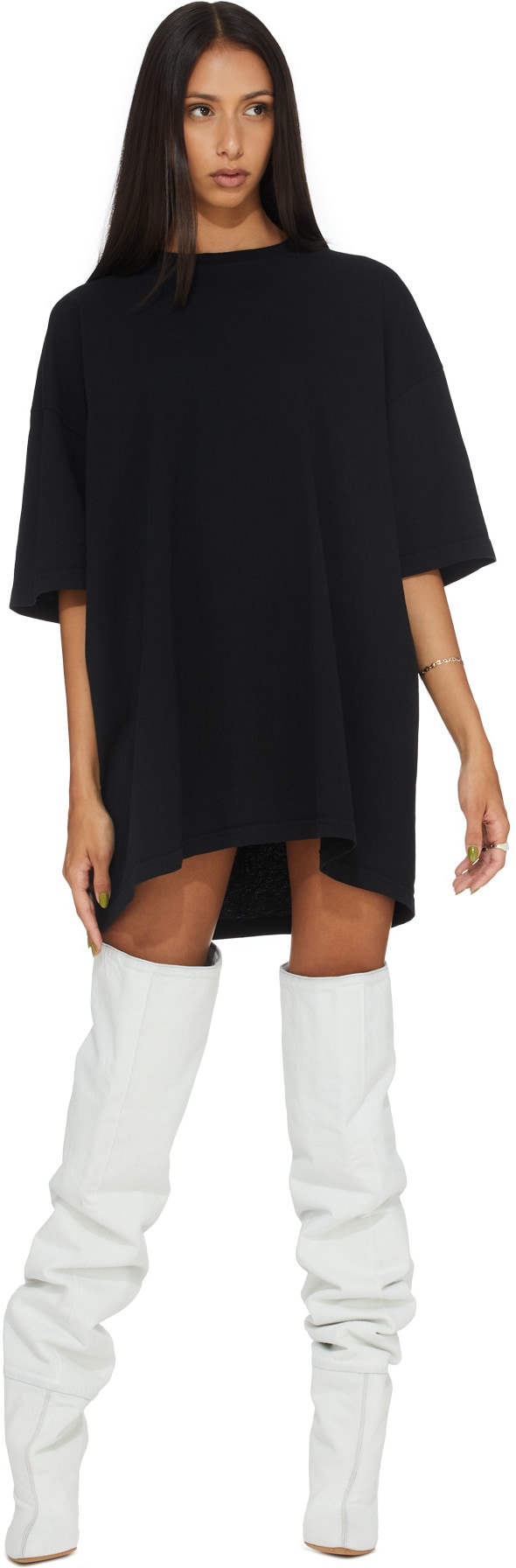 influenceu: Noir T-shirt '1992 été' Noir - 4