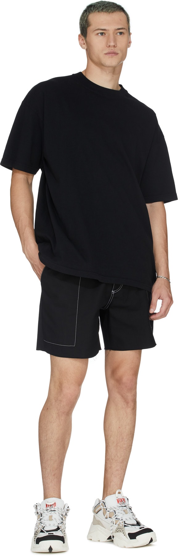 influenceu: Black '1992 été' Print T-Shirt - 4