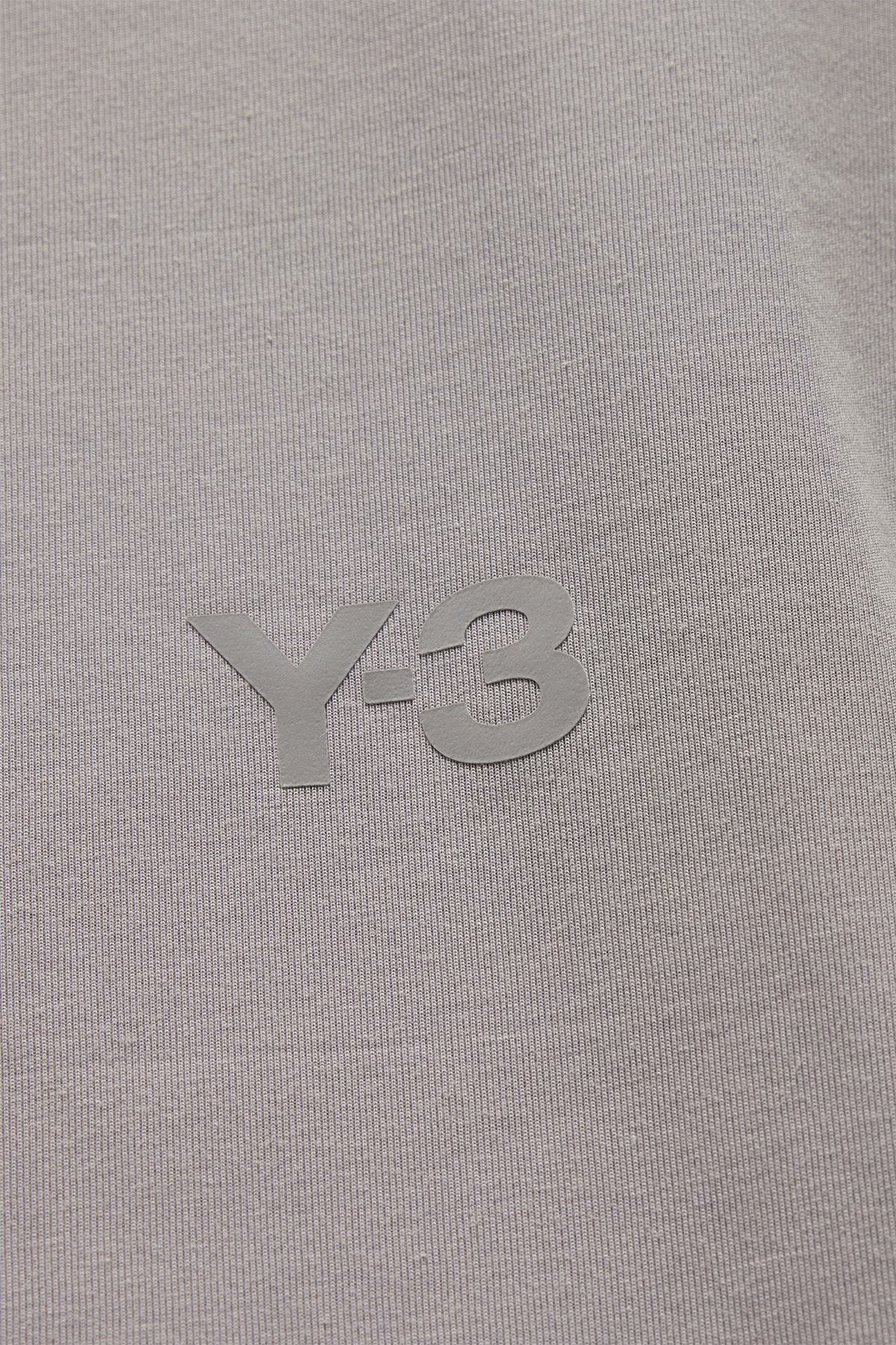 Y-3: Grey Premium T-Shirt - 3