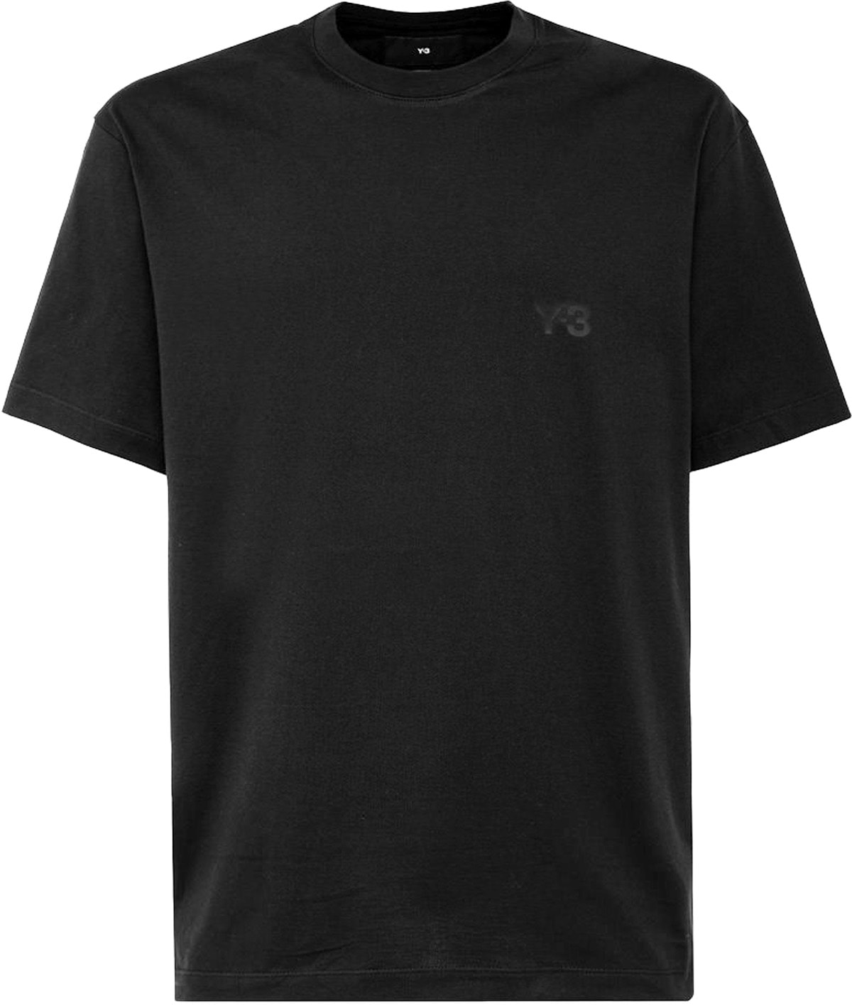 Y-3: Black Relaxed T-Shirt - 1