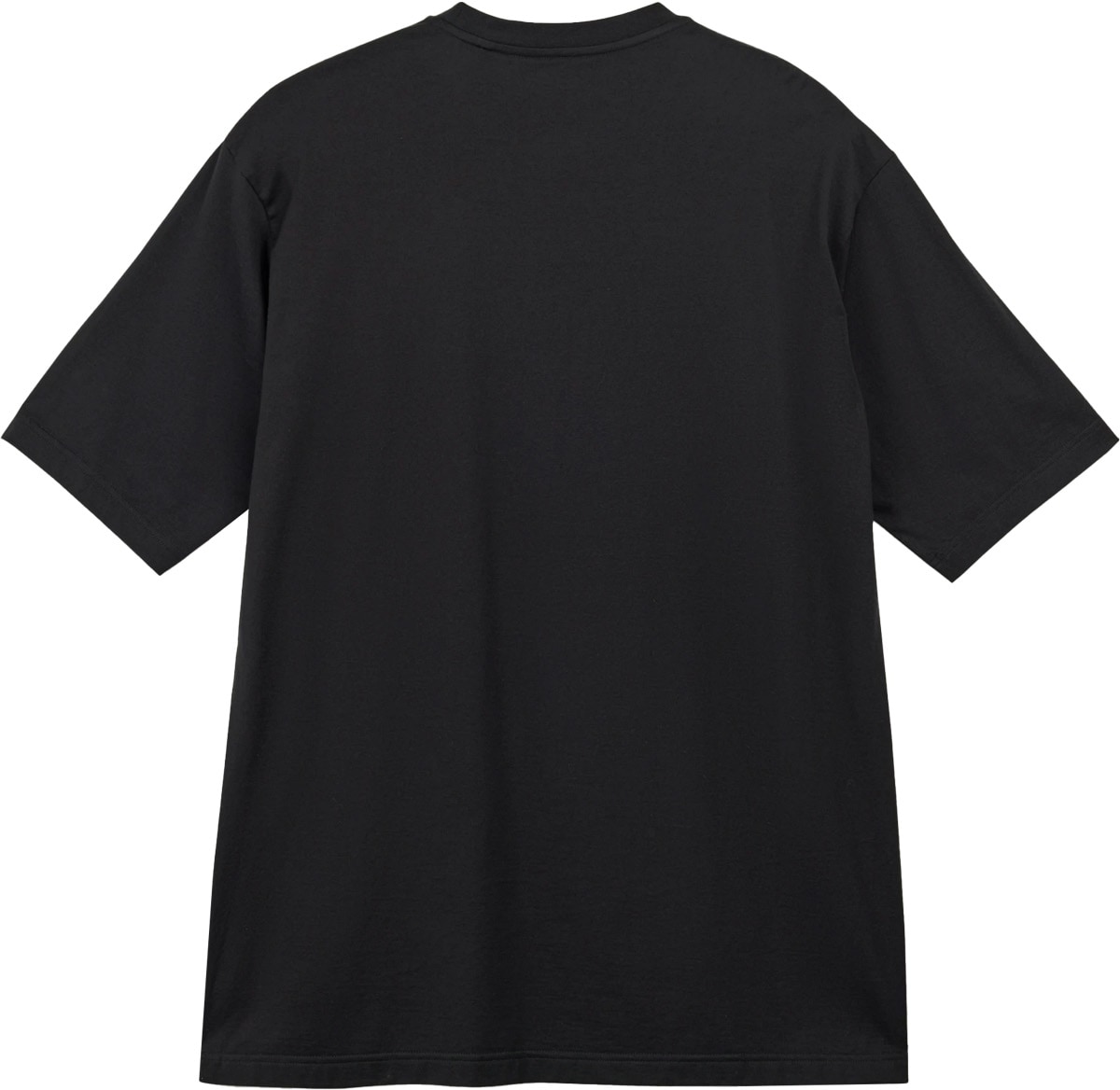 Y-3: Noir T-Shirt Boxy à manches courtes Noir - 2
