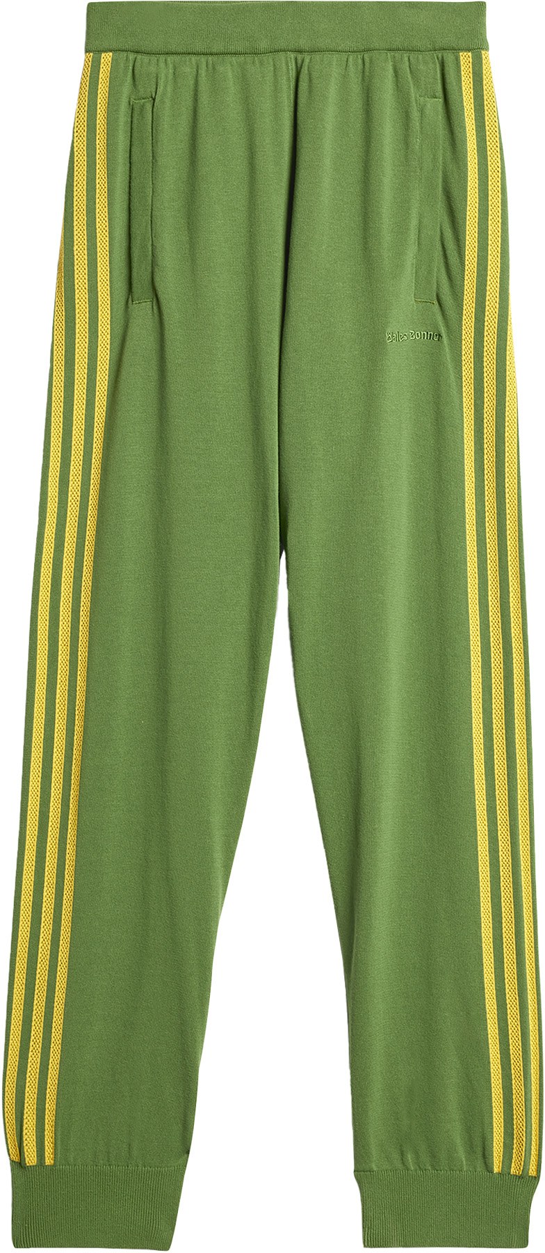 adidas Originals: Vert Wales Bonner New Knit Track Pants Vert - 1