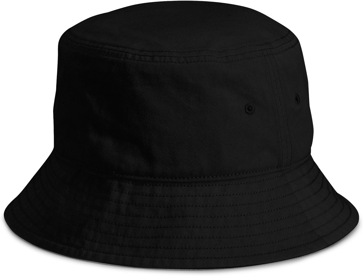 Y-3: Black Bucket Hat - 2