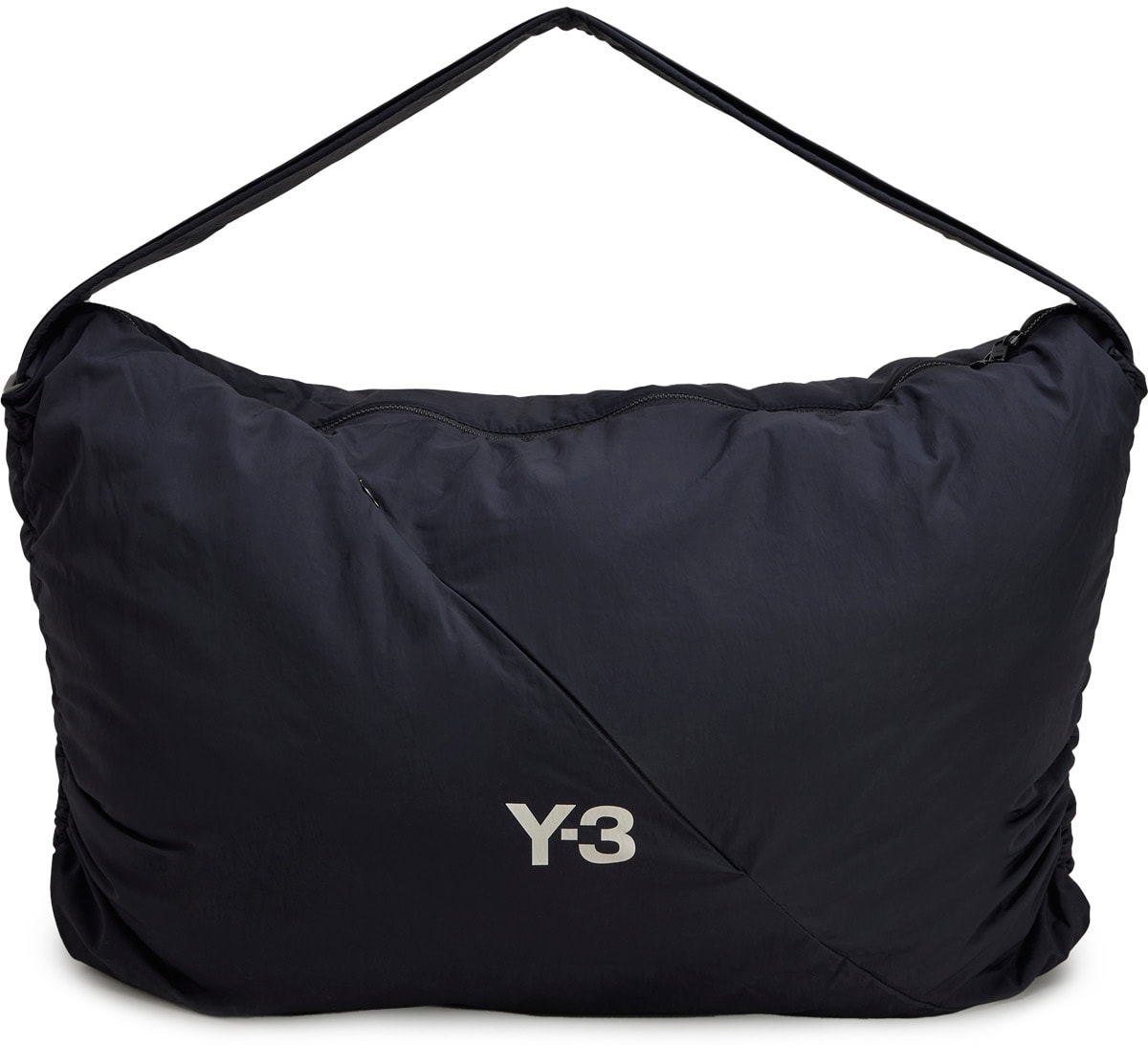 Y-3: Black Shoulder Bag - 1