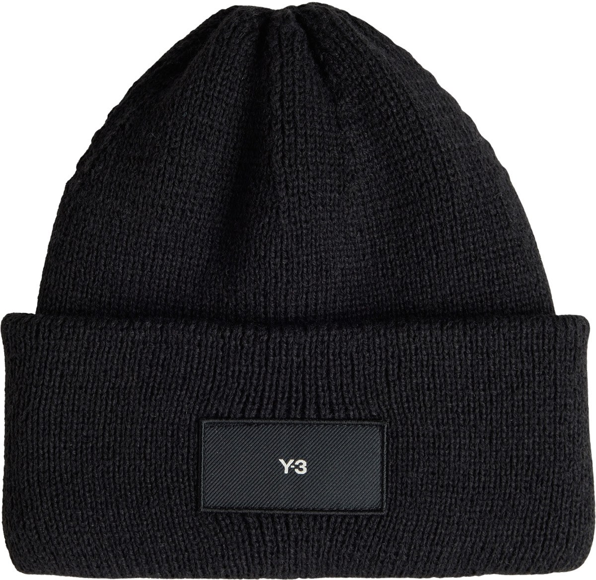 Y-3: Black Classic Beanie - 1