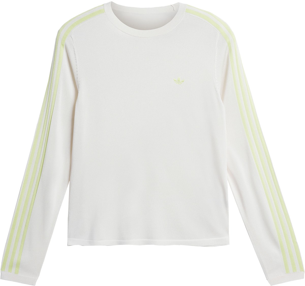 adidas Originals: White Wales Bonner Knit Long Sleeve T-Shirt - 1