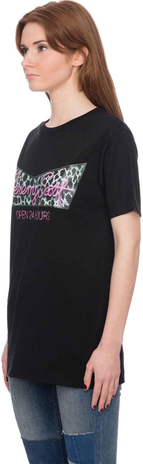 Jeremy Scott: Black 24 Hours T-Shirt - 2