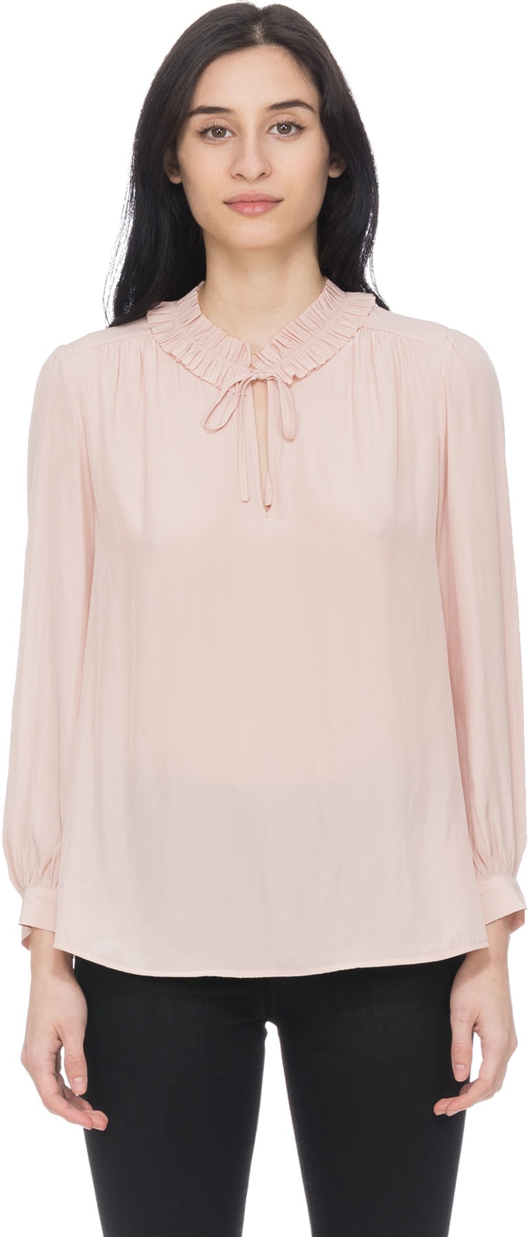 Joie: Pink Evangelene Blouse - 1