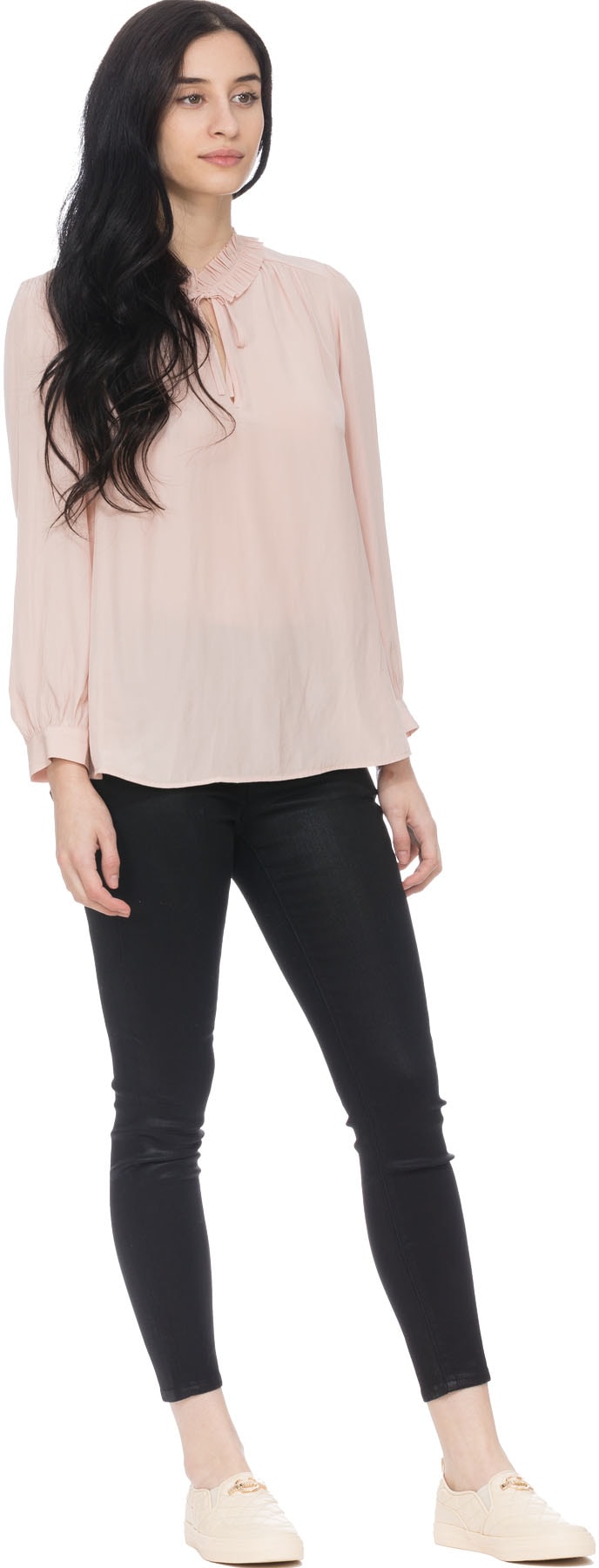 Joie: Pink Evangelene Blouse - 4