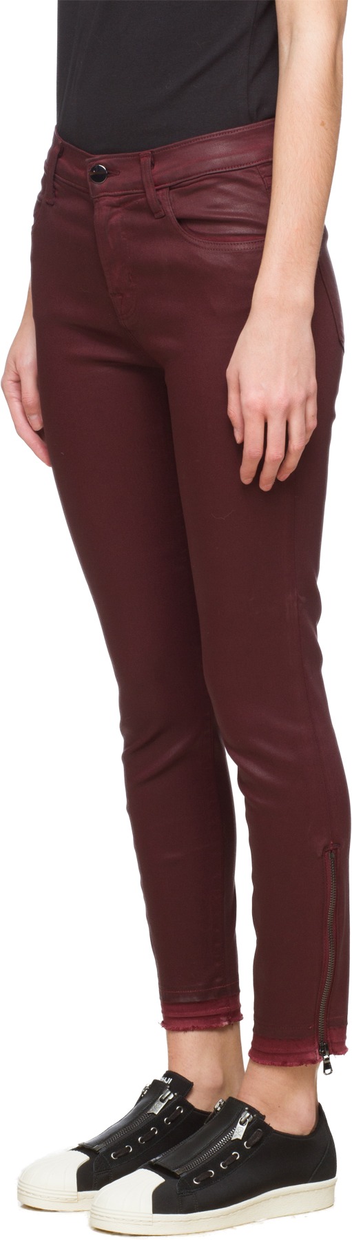 J Brand: Red Alana High Rise Crop Jeans - 2