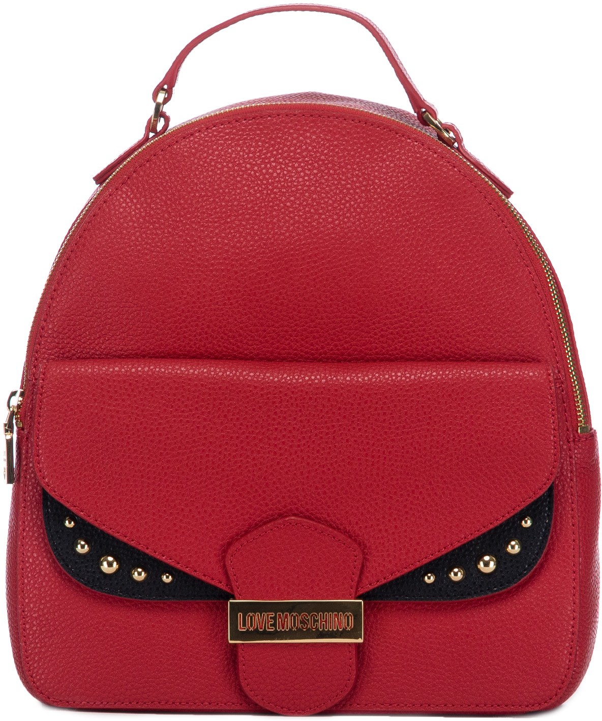 Love Moschino: Rouge Sac à Dos avec Poche Rouge - 1