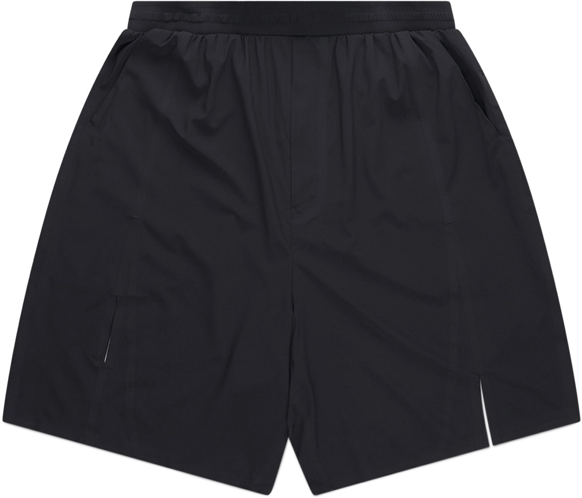 Y-3: Noir Short tissé ultraléger Noir - 1